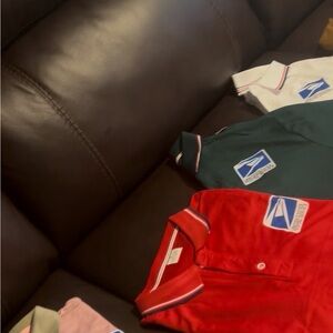 Classic Red and Green Polo Shirt